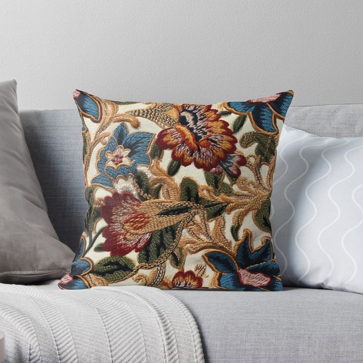 Beautiful Embroidered Pillow